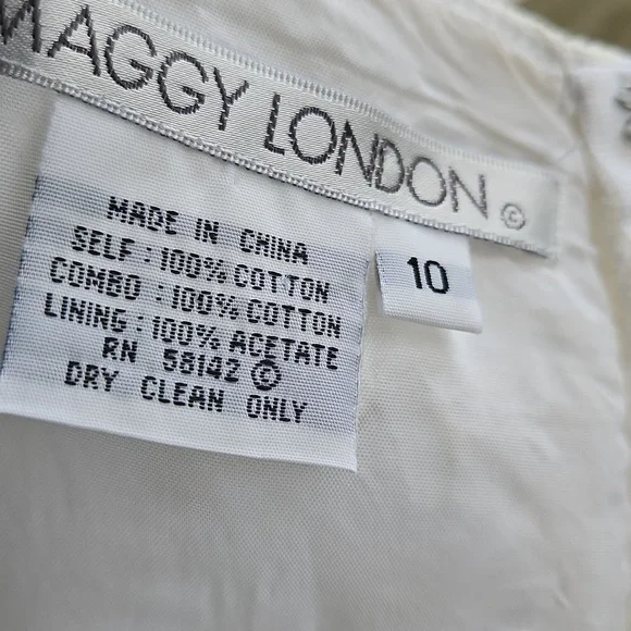 Maggy London White Lace Midi Dress - Picture 8 of 8